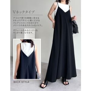 キャミワンピース レディース ワンピース 低身...の詳細画像5