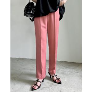 センタープレス レディース タックパンツ テー...の詳細画像3