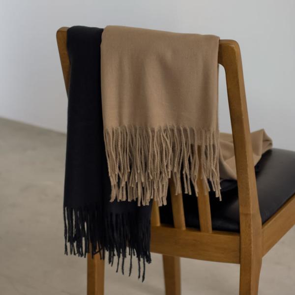 マフラー レディース フリンジマフラー 防寒 起毛 2021秋冬 2021A/W 2021AW