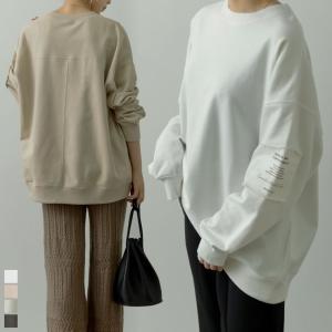スウェット レディース 裏毛 トレーナー トップス プルオーバー