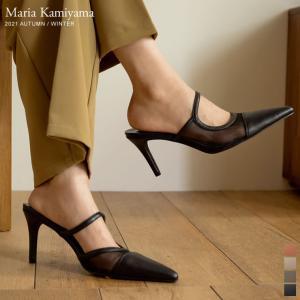 ミュール レディース パンプス メッシュ メッシュパンプス