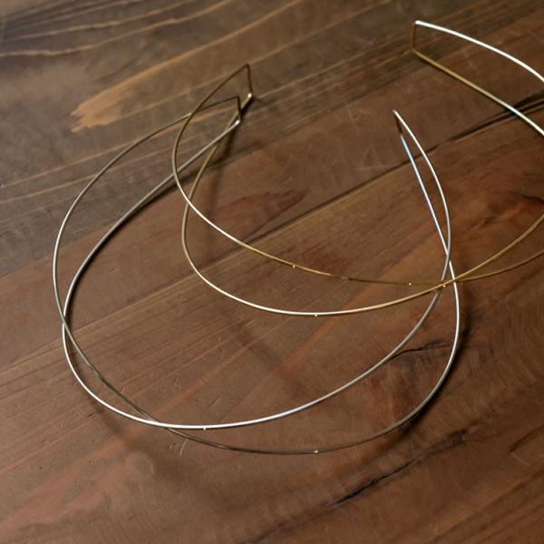 カチューシャ レディース メタルカチューシャ クロス メタル アクセサリー 返品交換不可 秋冬