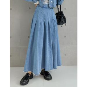 スカート レディース フレアスカート ロングス...の詳細画像2