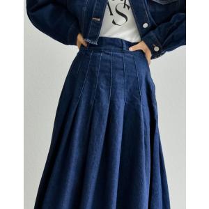 スカート レディース フレアスカート ロングス...の詳細画像5