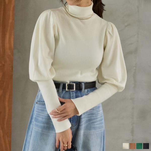 ニットトップス レディース ニット ニットプルオーバー トップス プルオーバー リブニット リブ リ...