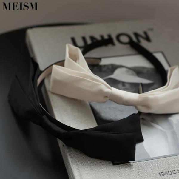 カチューシャ レディース リボンカチューシャ ビッグリボン ヘアアクセサリー オケージョン 結婚式 ...