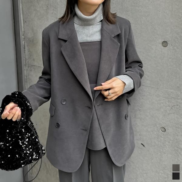 テーラードジャケット レディース アウター ジャケット 微起毛 セットアップ対応 通勤 通学 オフィ...