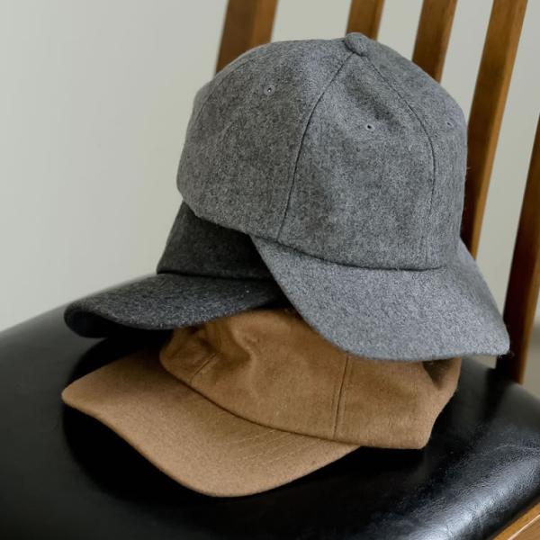 キャップ メルトン ウールライク 防寒 帽子 2023秋冬 2023A/W 2023AW