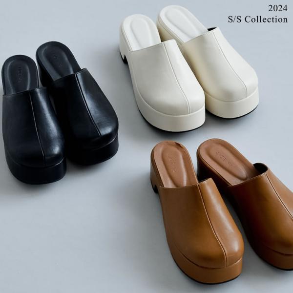 サンダル レディース 靴 くつ シューズ サボサンダル 厚底 2024春夏