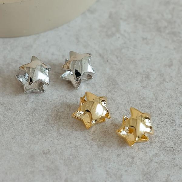 ピアス レディース アクセサリー スター 星  真鍮 返品交換不可 2024春夏 2024S/S 2...