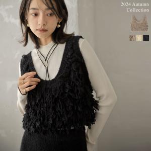 ビスチェ レディース 3色 M/L ニット フリ...の商品画像
