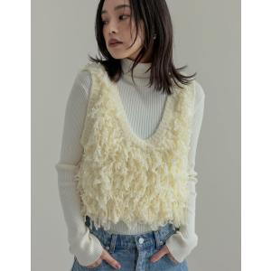 ビスチェ レディース 3色 M/L ニット フ...の詳細画像2