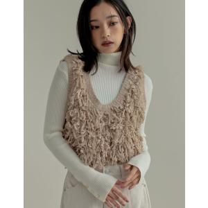 ビスチェ レディース 3色 M/L ニット フ...の詳細画像3