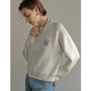 ニット トップス 長袖 レディース 3色 M/...の詳細画像3