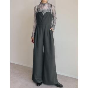 オールインワン レディース サロペット 低身長...の詳細画像3