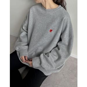 トップス レディース 裏起毛 スウェット ワン...の詳細画像4