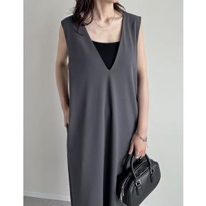 ワンピース ジャンパースカート レディース ジ...の詳細画像4