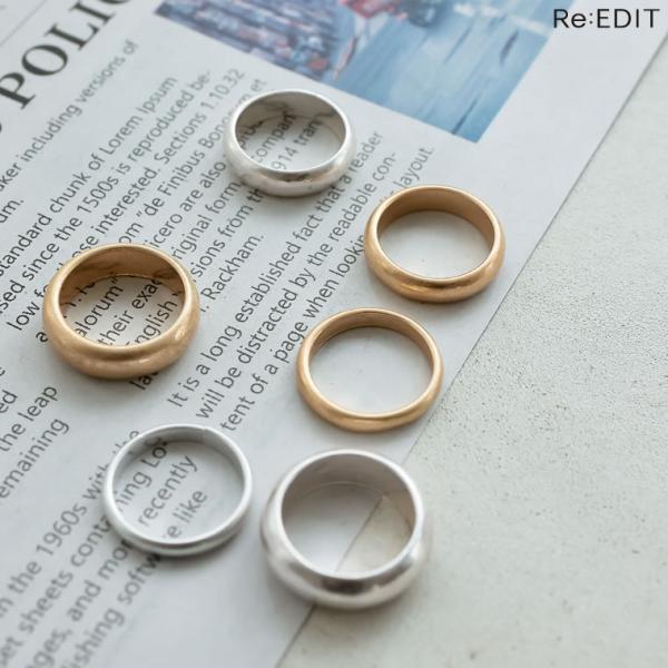 指輪 リング 3連 レディース セット アクセサリー シルバー ゴールド シンプル セパレート ギフ...