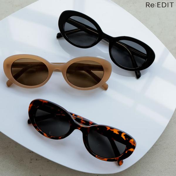 サングラス レディース めがね だてメガネ カラー オーバルフレーム プラスチック べっ甲風 202...