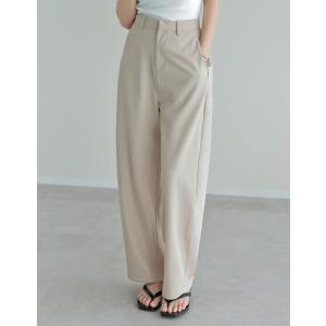 カーブパンツ レディース パンツ バレルレッグ...の詳細画像4