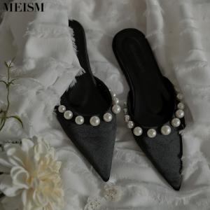 ミュール フラットミュール レディース ブラック...の商品画像