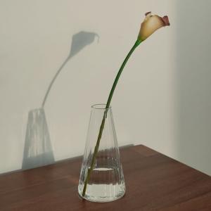 フラワーベース 花瓶 リサイクルガラス リューズガラス サステナブル サスティナブル エシカル オブジェ ナチュラルインテリア 15cm 送料無料｜galstar