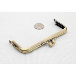 がま口口金 12.5cm 角型 アンティークゴ...の詳細画像1