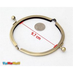 ポーチに 10.5cm 丸型 がま口口金 アン...の詳細画像3