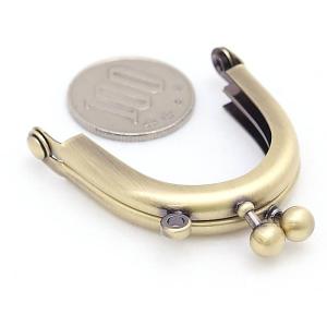 がま口 口金 4cm×3.7cm シルバー ア...の詳細画像5