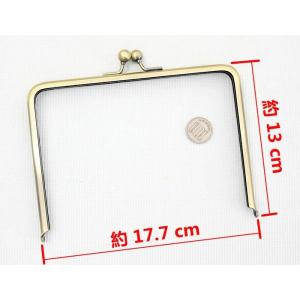 がま口 口金 17.7cm 星 肉球 丸げんこ...の詳細画像4