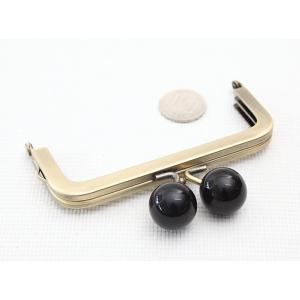 がま口 口金 10.5cm 角型 20mm あ...の詳細画像2