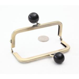 がま口 口金 10.5cm 角型 20mm あ...の詳細画像3