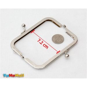 がま口 口金 10.5cm 角型 差し込み タ...の詳細画像3