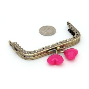 1831 玉付き口金 がま口 口金 8.5cm...の詳細画像2