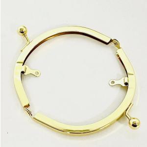 がま口 口金 10.5cm 内カン付き ゴール...の詳細画像2