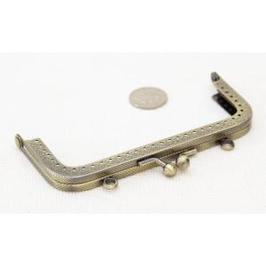 がま口 口金 12.5cm アンティークゴール...の詳細画像4