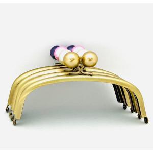 がま口 口金 12.5cm アンティークゴールド くし型 訳あり品 格安 B品 16mm パール玉 手芸 パーツ がまぐち ガマグチ 金具 4134