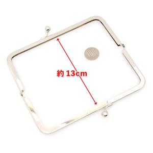 がま口 口金 16.5cm 角型 アンティーク...の詳細画像4