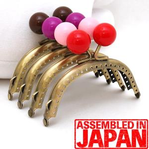 がま口 口金 9.5cm あめ玉 2cm アンティークゴールド くし型 激安 訳あり品 B品 縫い付け タイプ がま口 金具 パーツ 153