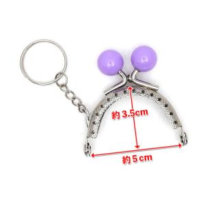 がま口口金 5cm あめ玉付き 単色 14mm...の詳細画像4