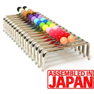 がま口 口金 16.5cm くし型 1142 20mm あめ玉 アンティークゴールド