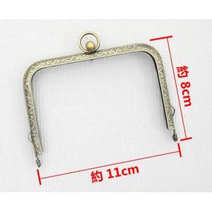 がま口 口金 11cm 角型 リング型げんこ ...の詳細画像1
