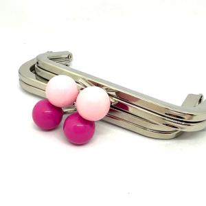 がま口 口金 10.5cm あめ玉付き 16m...の詳細画像1