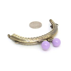 がま口 口金 8.5cm 単色 ミニ あめ玉 ...の詳細画像1