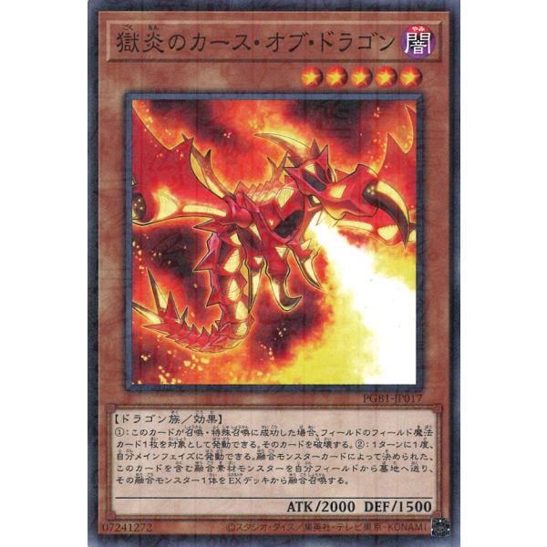 獄炎のカース・オブ・ドラゴン Millennium PGB1-JP017
