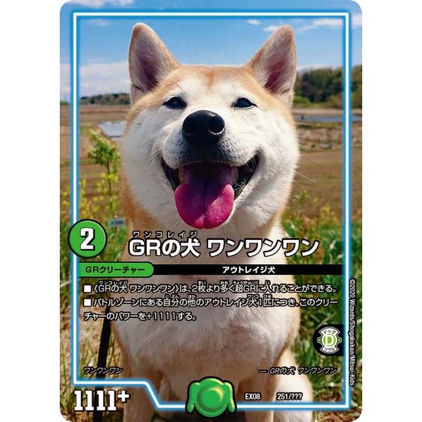 GRの犬 ワンワンワン 自然 EX08 251/???