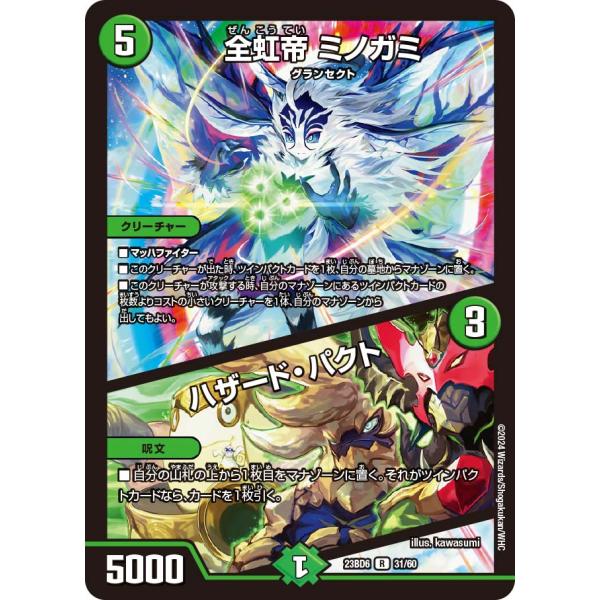 全虹帝 ミノガミ (+) ハザード・パクト R自然 23BD6 31/60