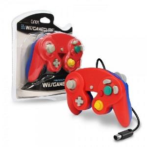 Cirka Wii GAMECUBE COMPATIBLE コントローラー 海外版 レッド/ブルー
