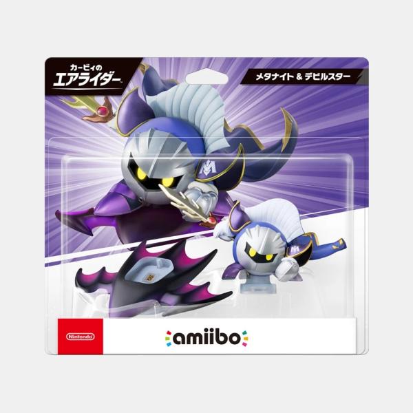 【発売日前日出荷・新品】amiibo メタナイト&amp;デビルスター（カービィのエアライダーシリーズ）(3...