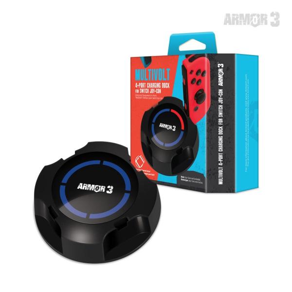 【SALE】Switch Joy-Con マルチボルト 4ポート ジョイコン 充電ドッグ Armor...
